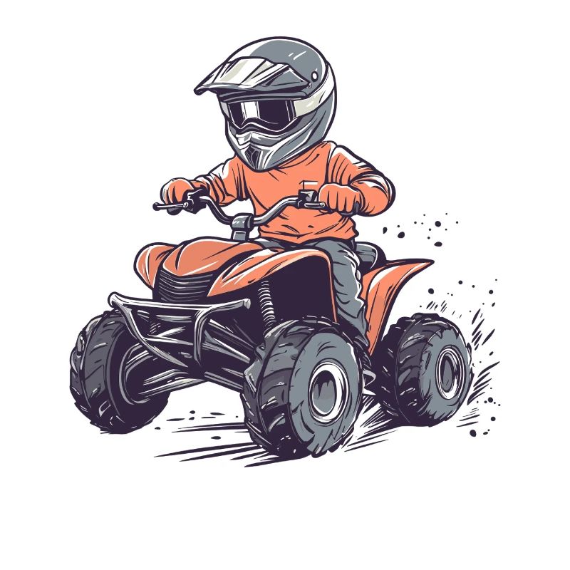 Quadfahrer im Offroad-Tempo