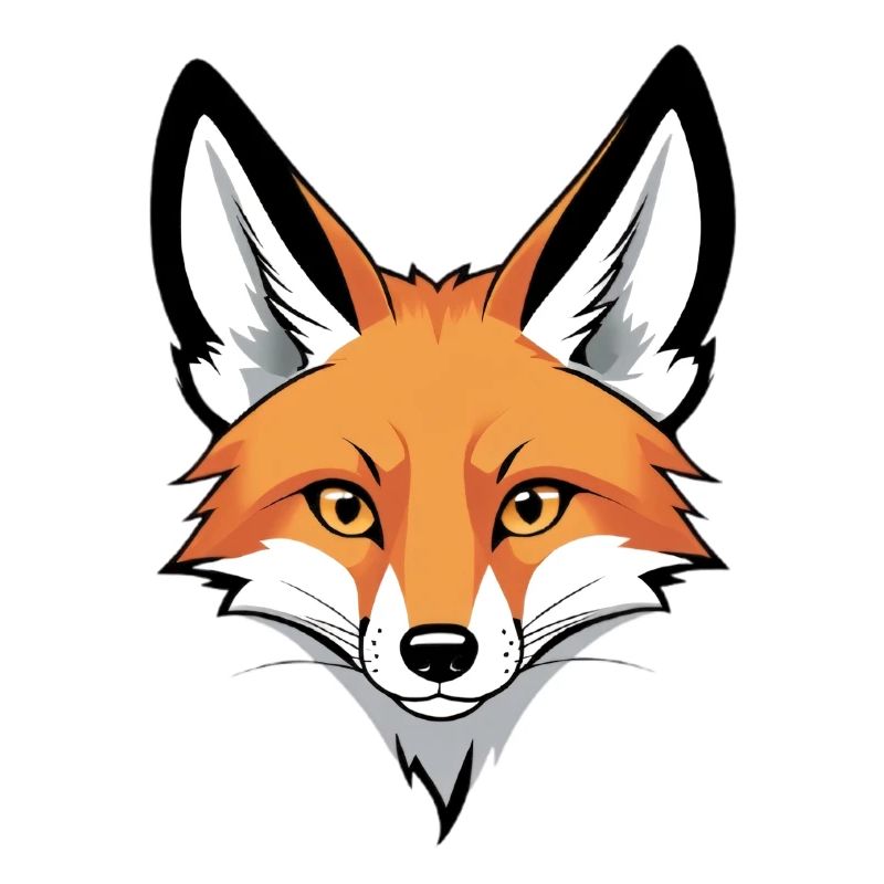 Fuchs Kopf Illustration
