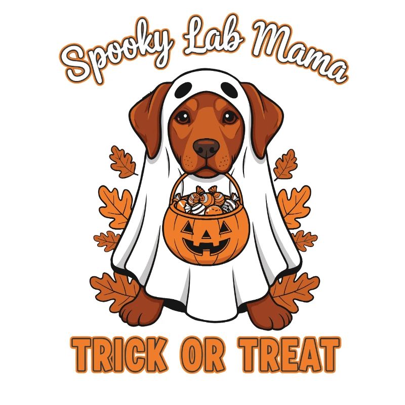 Spooky Lab Mama Halloween