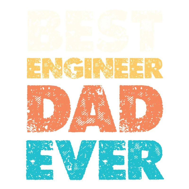 Best Dad Ever Farbblock