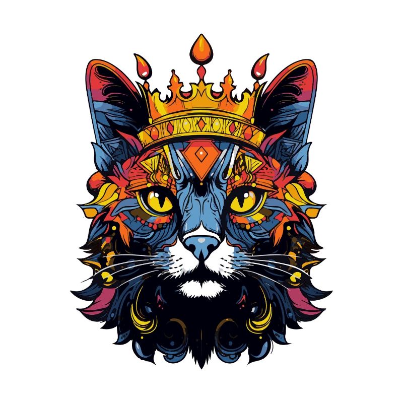 Königliche Katze Krone