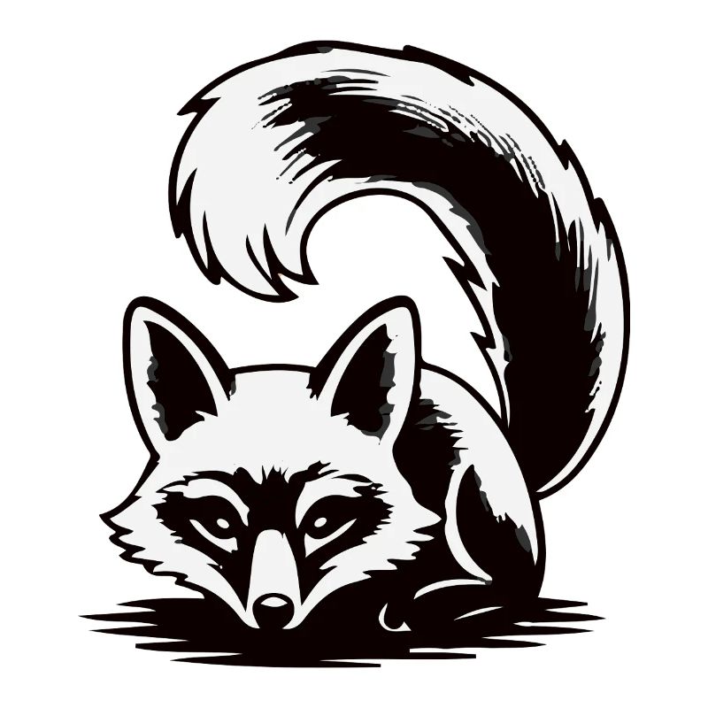 Lunar Fox Silhouette