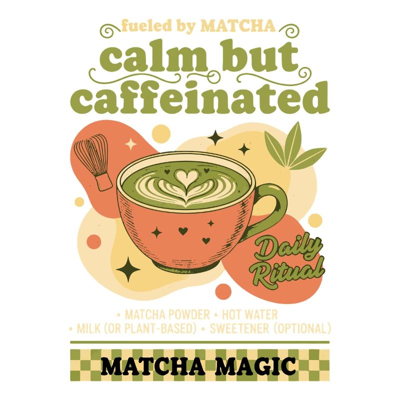 Calm But Caffeinated Fueled By Matcha Magic