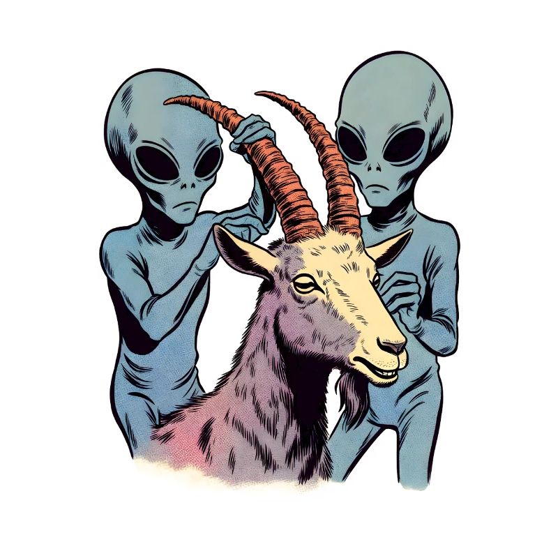 Aliens entführen Ziege