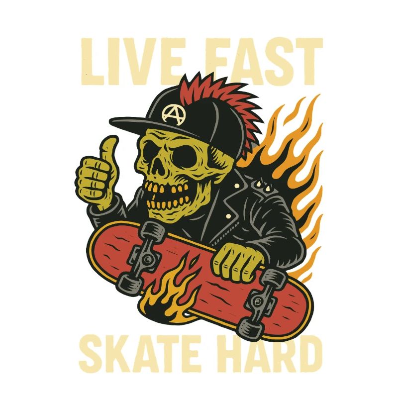 Live Quick Skate Hard Skull