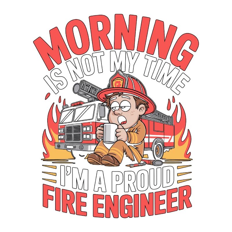Fire Engineer Morning Is Not My Time Fire Service
