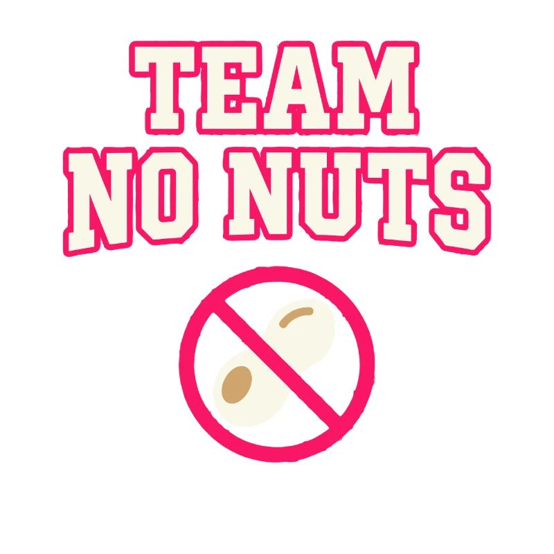 Team No Nuts mit Erdnuss Symbol