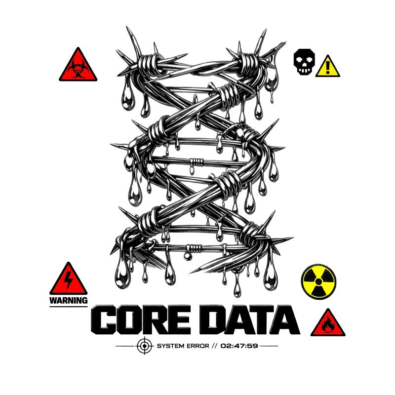 Core Data: Barbed Wire DNA Helix and Industrial Cy