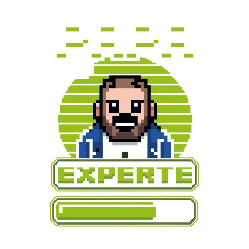 Gamer Papa Level Experte Design