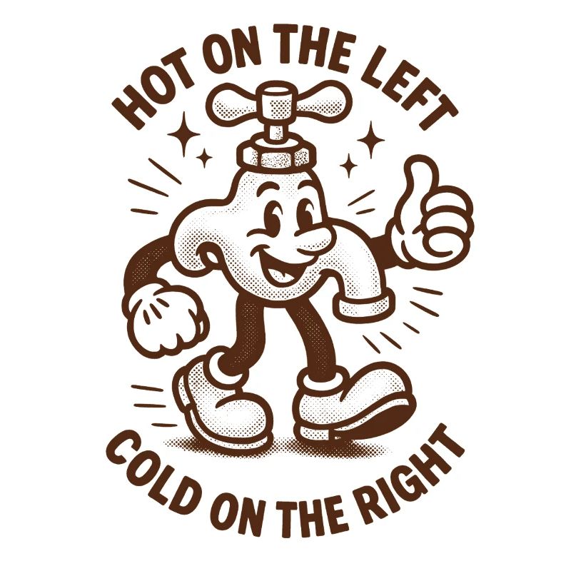Hot left cold right | Plumber Humor