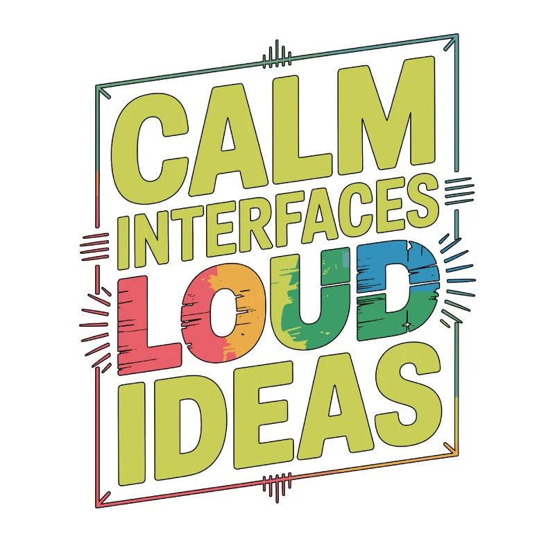 UX/UI Designer Calm Interfaces Loud Web Designer