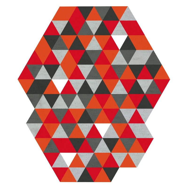 Triangles géométriques Geometrisches Hexagon