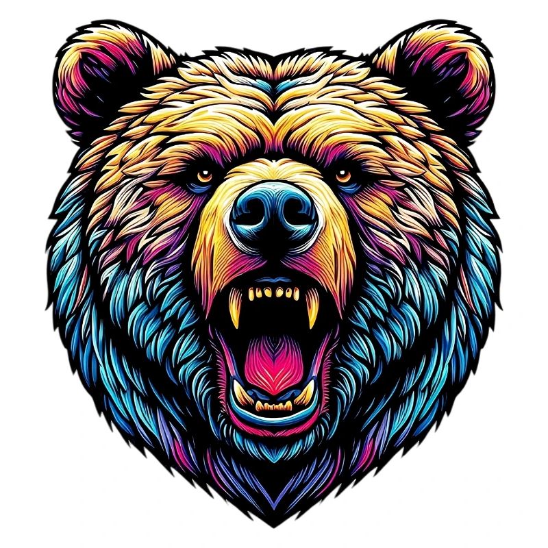 Angry Ferocious Bear