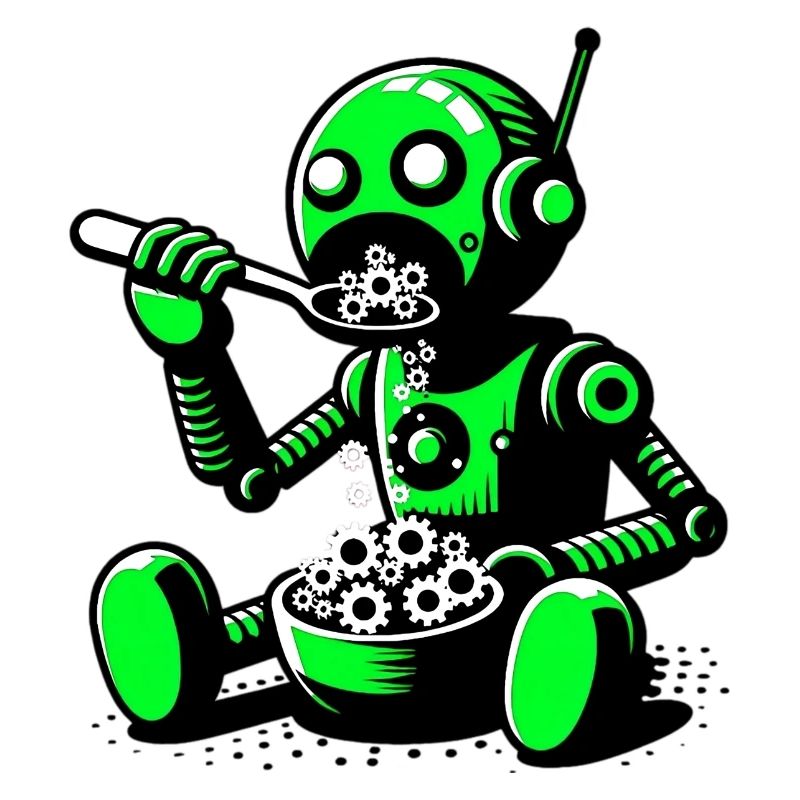 Außerirdischer außerirdischer Roboter