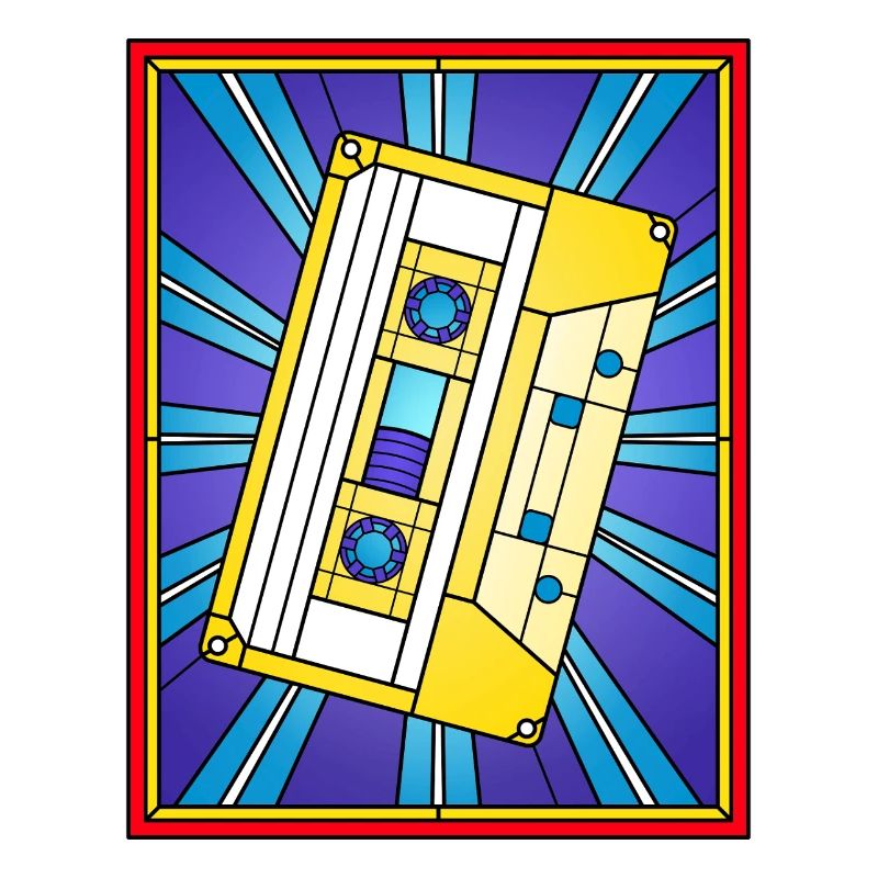 Retro Kassette Pop Art Design