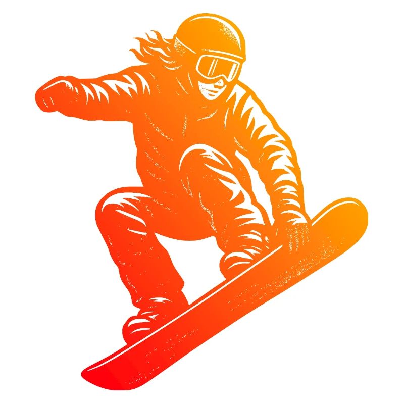 Simple snowboard timeless design