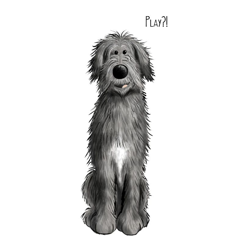 Irischer Wolfshund Play