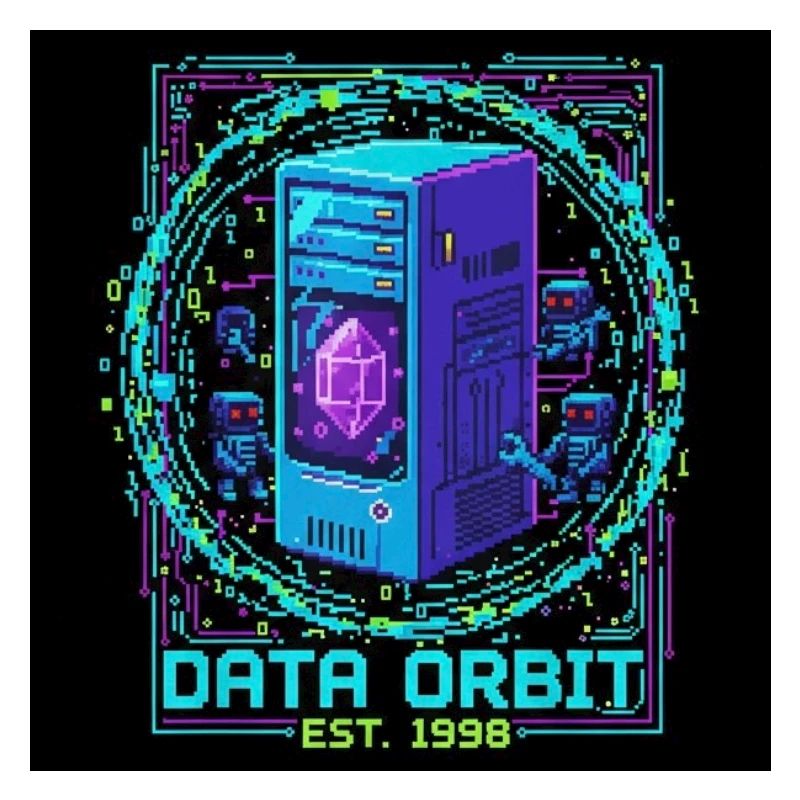 Data Orbit Neon Computer