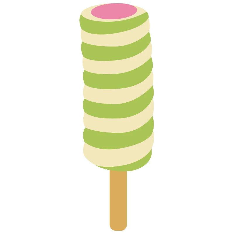 Glace spiralée