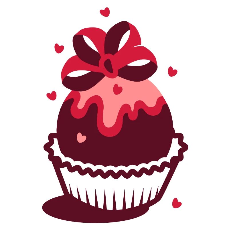 A small dotted heart