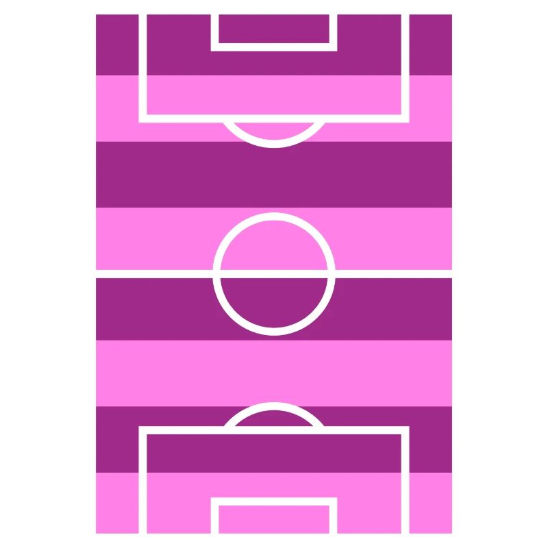 Fußballplatz rosa