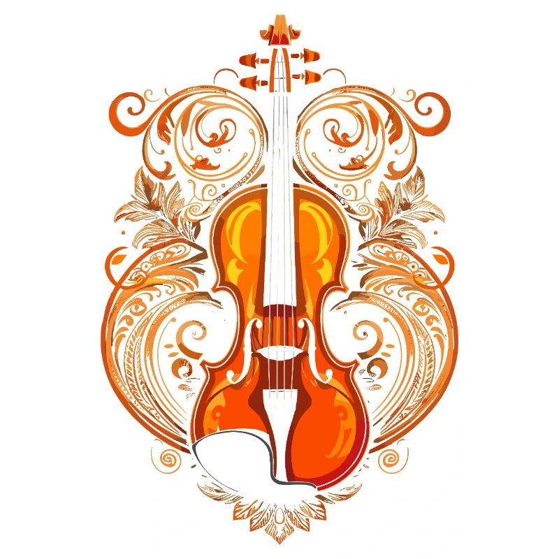 Violine Comic Art