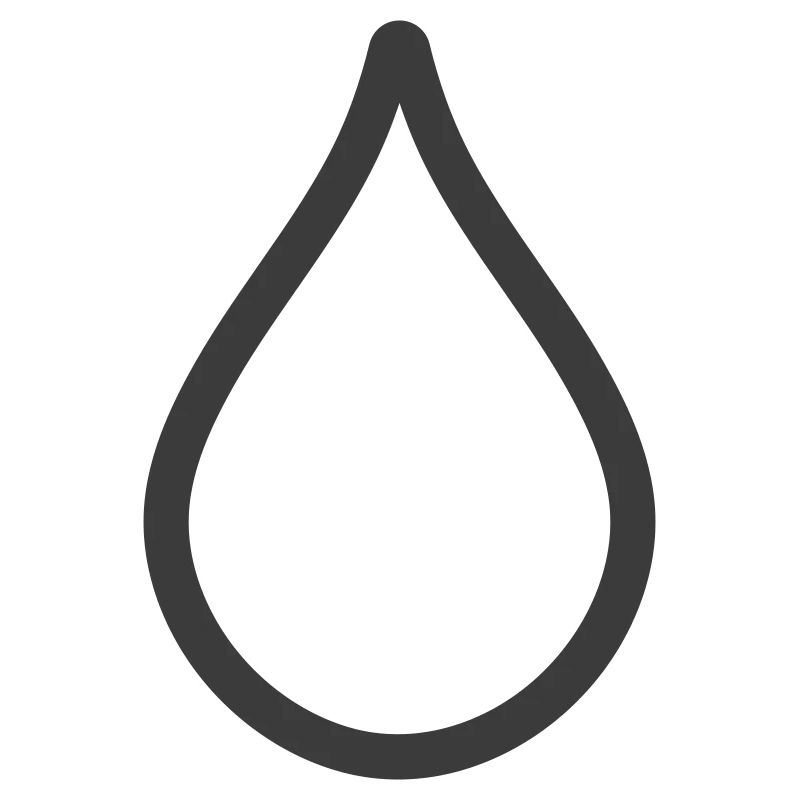 Einfaches Wassertropfen-Symbol-Logo