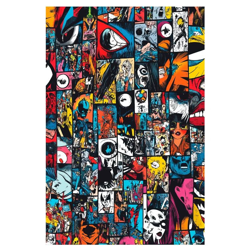 Kaleidoscope Comic Collage