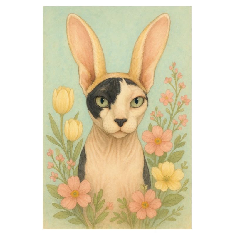 Easter Sphynx Cat