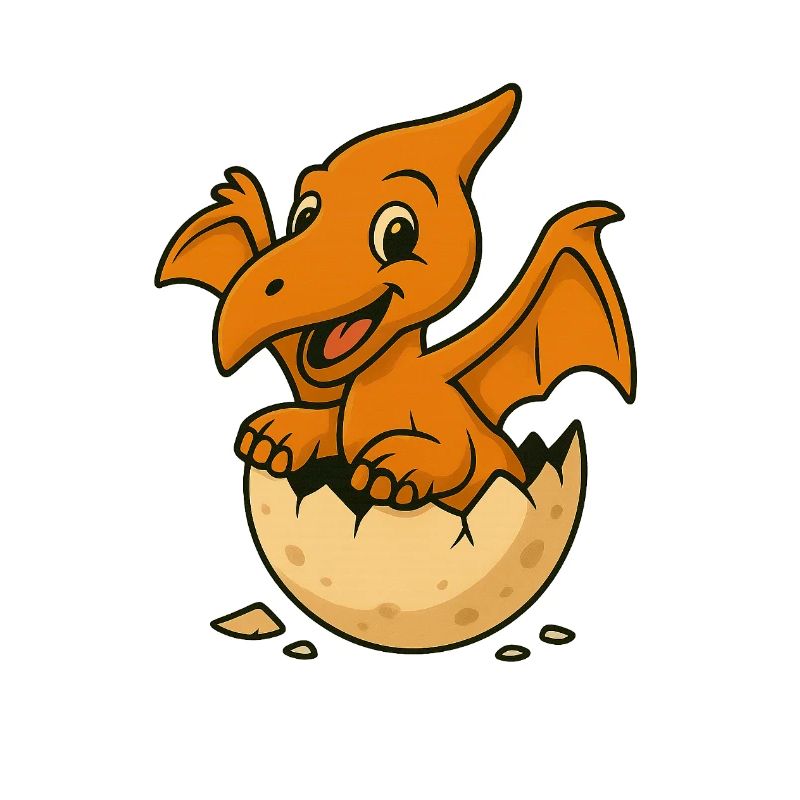 Kleiner Drachen im Ei