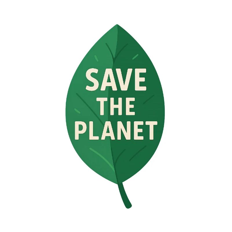 Öko-Leaf Save the Planet Design