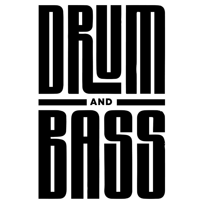 Drum and Bass Bold Typography