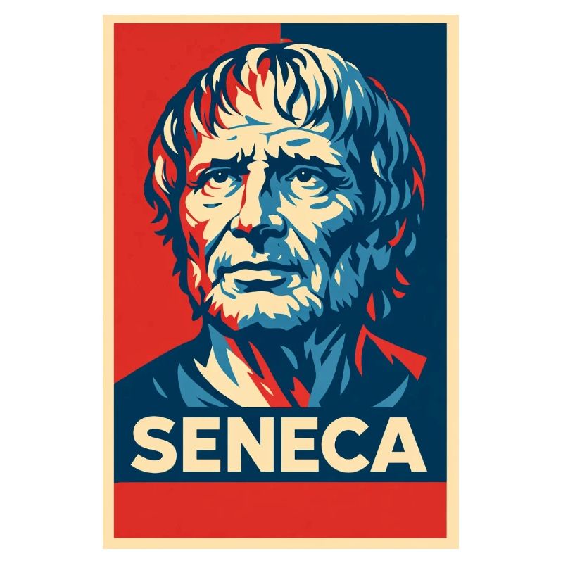 Seneca Pop Art Porträt