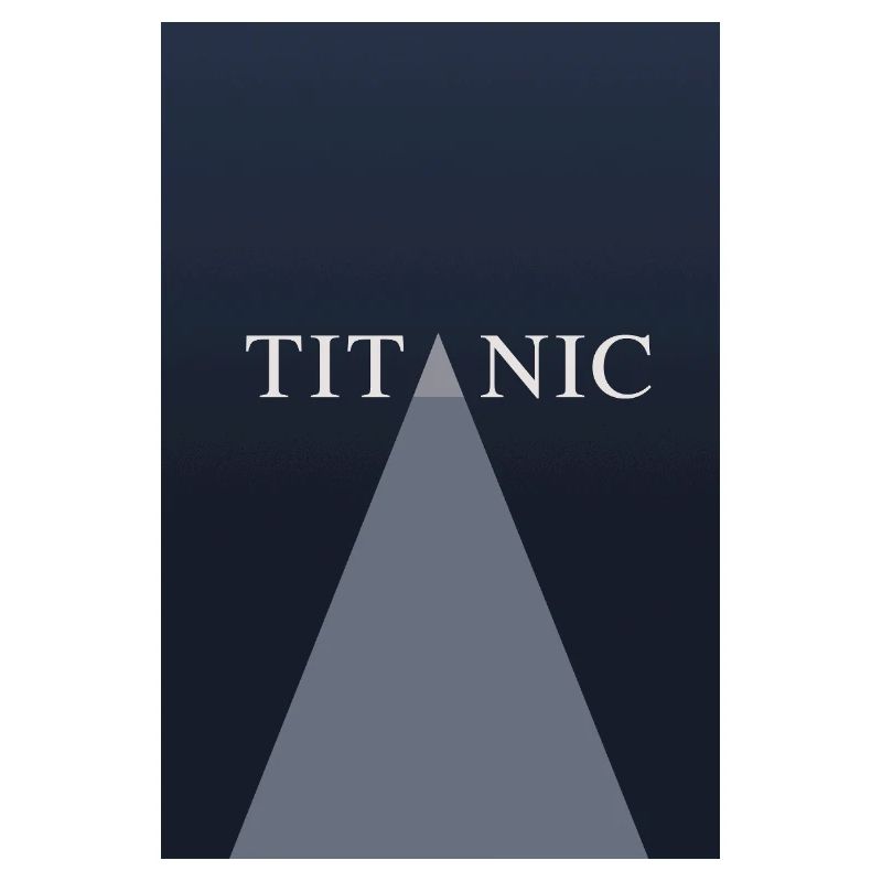 TITANIC Minimal Concept Poster