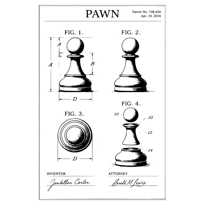 Pfandpatent-Bauplan