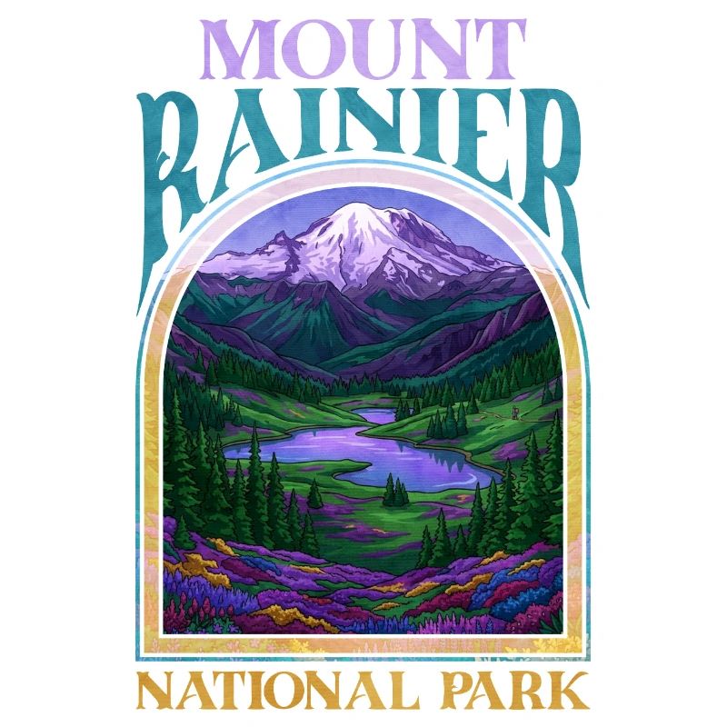 Mount Painted National Park Landschaft