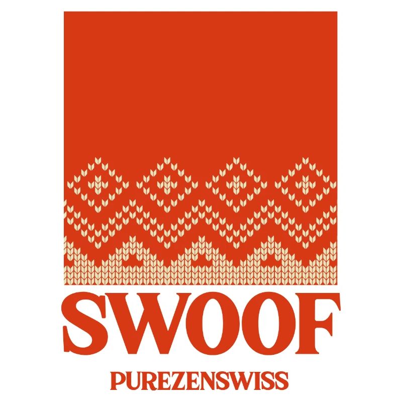 Nordisches Strickmuster Rot