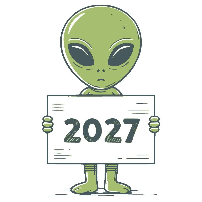 grünes Alien