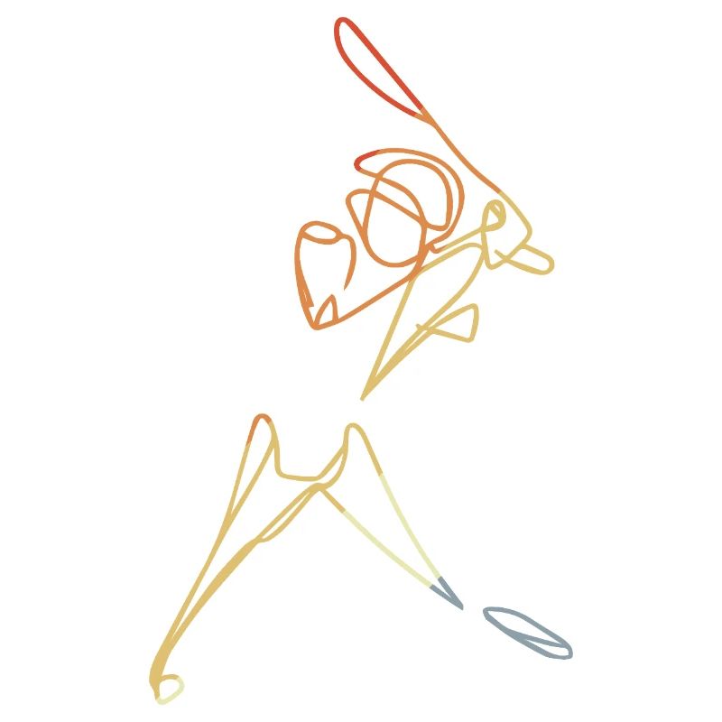 Cricketer Skizze
