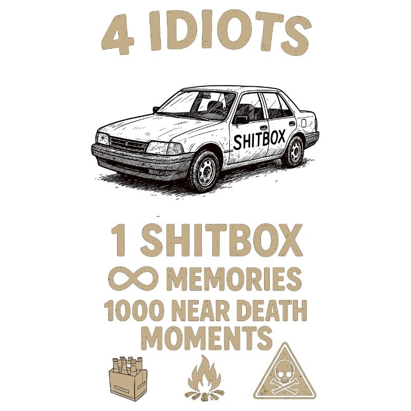 4 idiots 1car