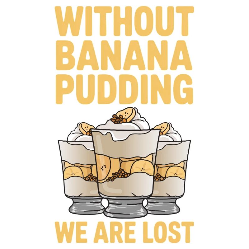 Bananen Pudding Bananenpudding Geschenk