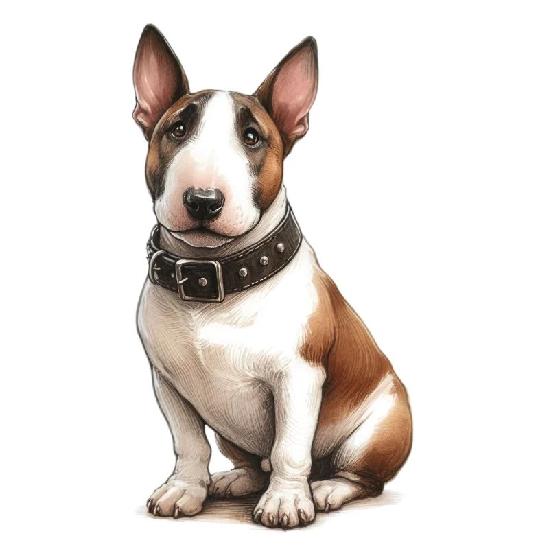 Pitbull Terrier Illustration