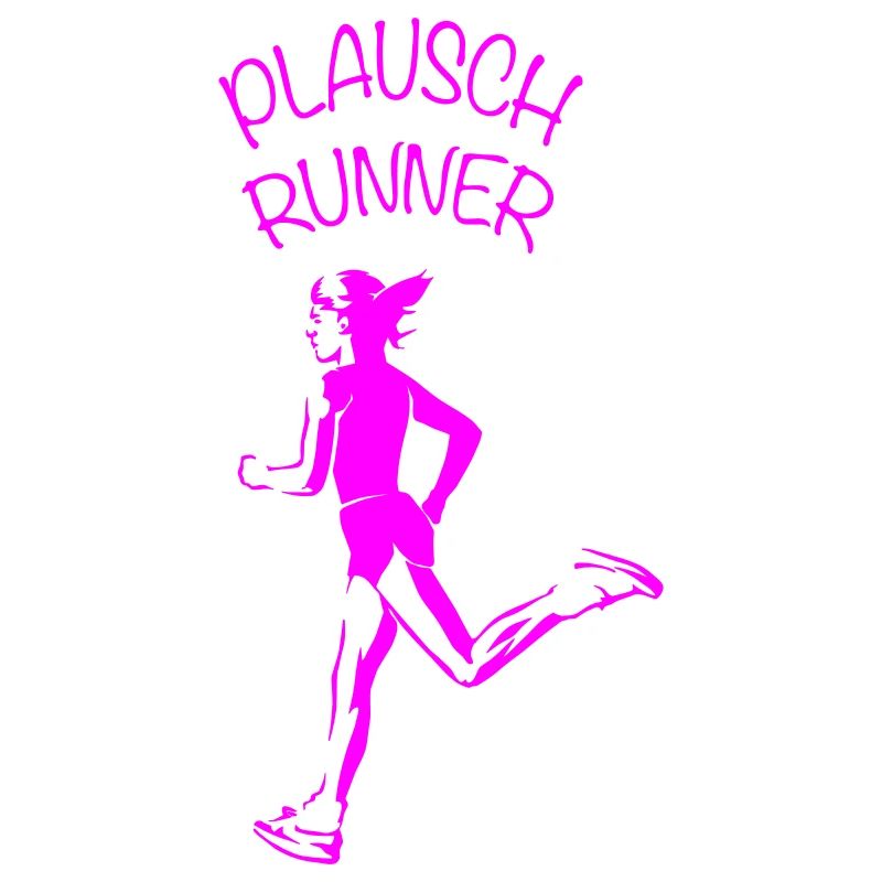 PLAUSCH RUNNER | Joggerin | Vectorgraphic