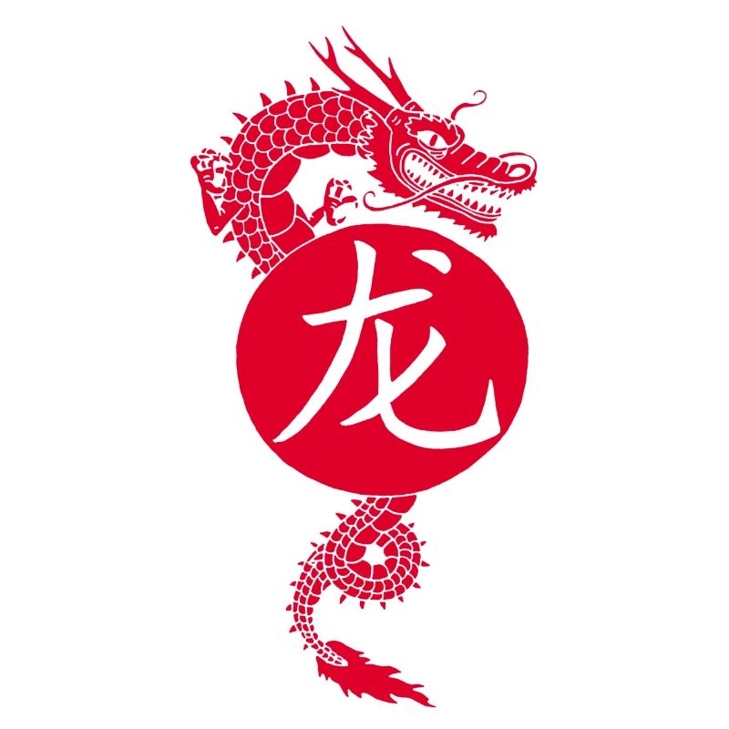 chinesischer roter drache