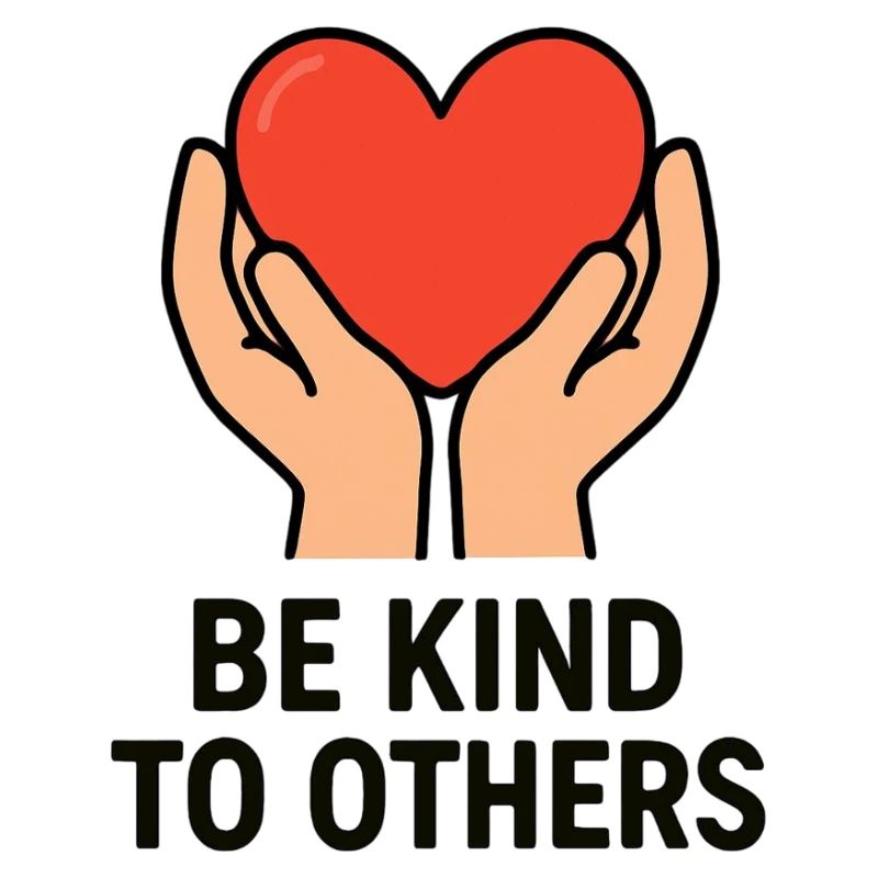 Hands Holding Heart of Kindness