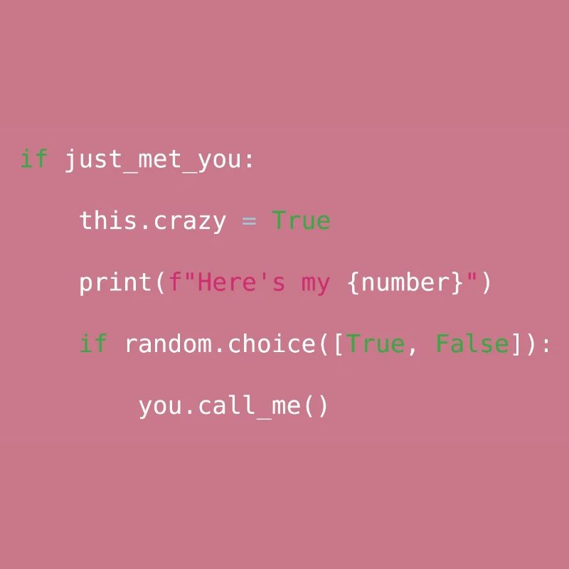 Call me maybe python