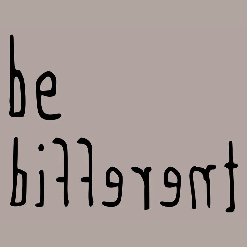 Be different - sei anders