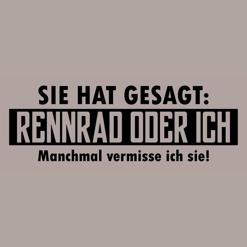 rennrad oder ich