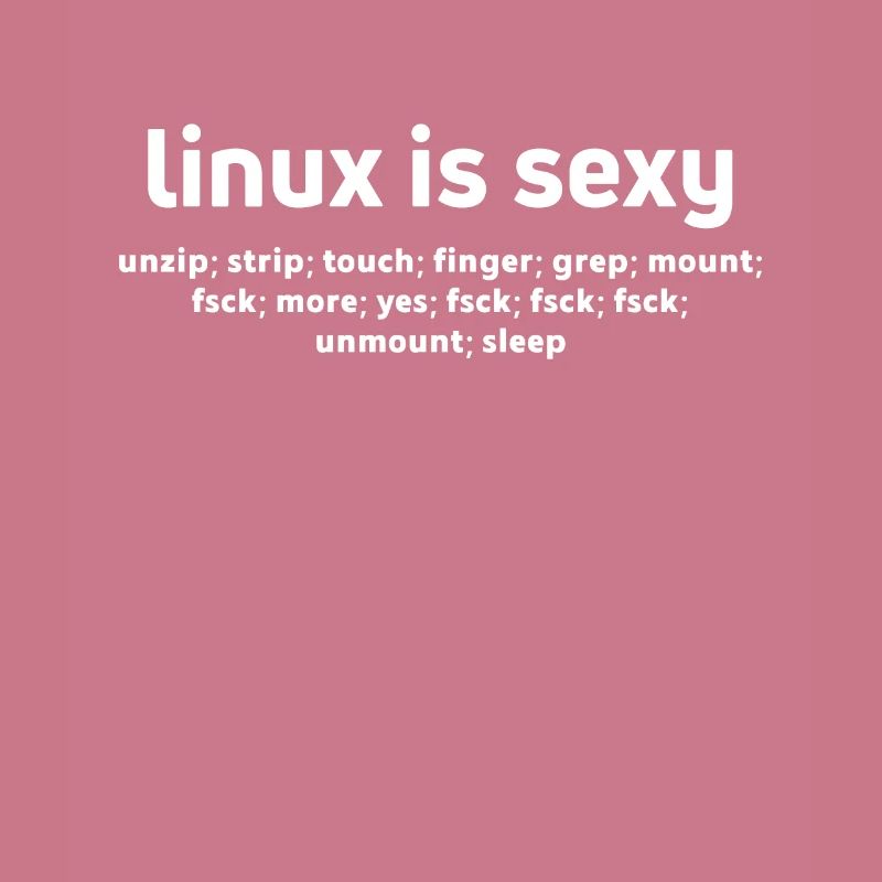 Linux Funny Commands Fsck Unmount Linux-Benutzer