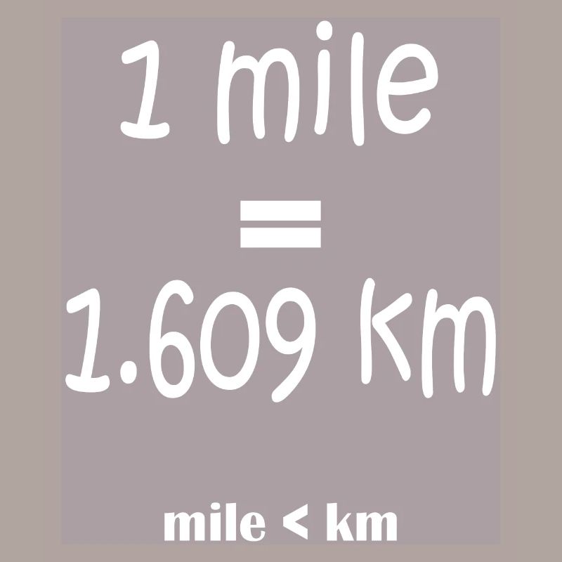 Was ist länger eine Meile oder ein Kilometer